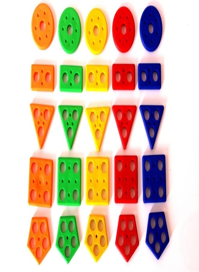 NIYANETAIL Baby Shape Sorting Toy, Colorful Elastic Bands Sensory Shape Sorter Bins with Balls & Blocks, Early Learning Preschool Educational Baby (14 Pcs Shape) (Geometrics Square) - Image 5